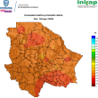 Humedad relativa promedio del día 10 de may. del 2026