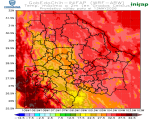 Temperatura máxima. día 13