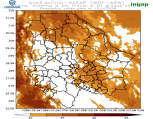 Temperatura máxima mayor a 30 °C. día 12