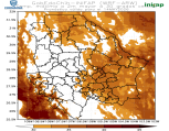 Temperatura máxima mayor a 30 °C. día 14