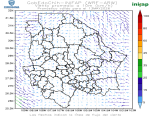 Viento promedio a 10 m. día 13